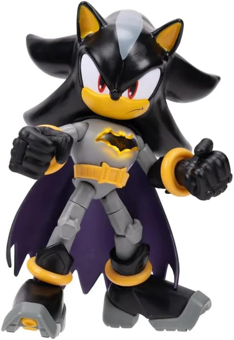 DC x Sonic Power vs Speed Action Figure Multipack, officieel gelicentieerd door Jakks Pacific, inclusief 7" Darkseid Classic Action Figuur, 5" Shadow met Light Up Batman Logo, Collector's Packaging
