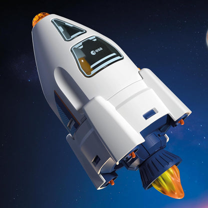 PLAYMOBIL Space ESA Mars Research Rocket | Modulaire raket met lanceerplatform en 2 astronauten | Hoogwaardige ruimtespeelgoedset | Voor kinderen vanaf 4 jaar | 72011