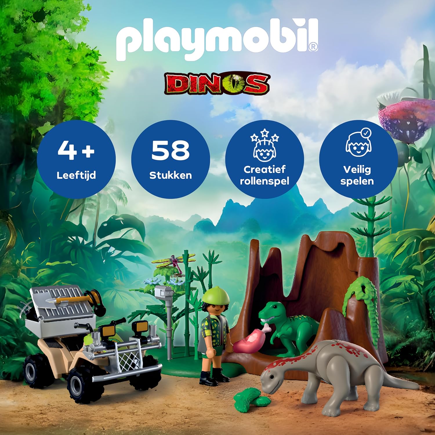Playmobil - Dino Hideaway (72069)