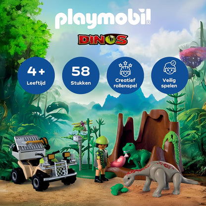 Playmobil - Dino Hideaway (72069)