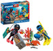 PLAYMOBIL City Action Politieduiker met schat, 2 figuren + onderwaterscooter & zeedieren, Stimuleert creativiteit, Kinderspeelgoed voor kinderen vanaf 4 jaar, 72078