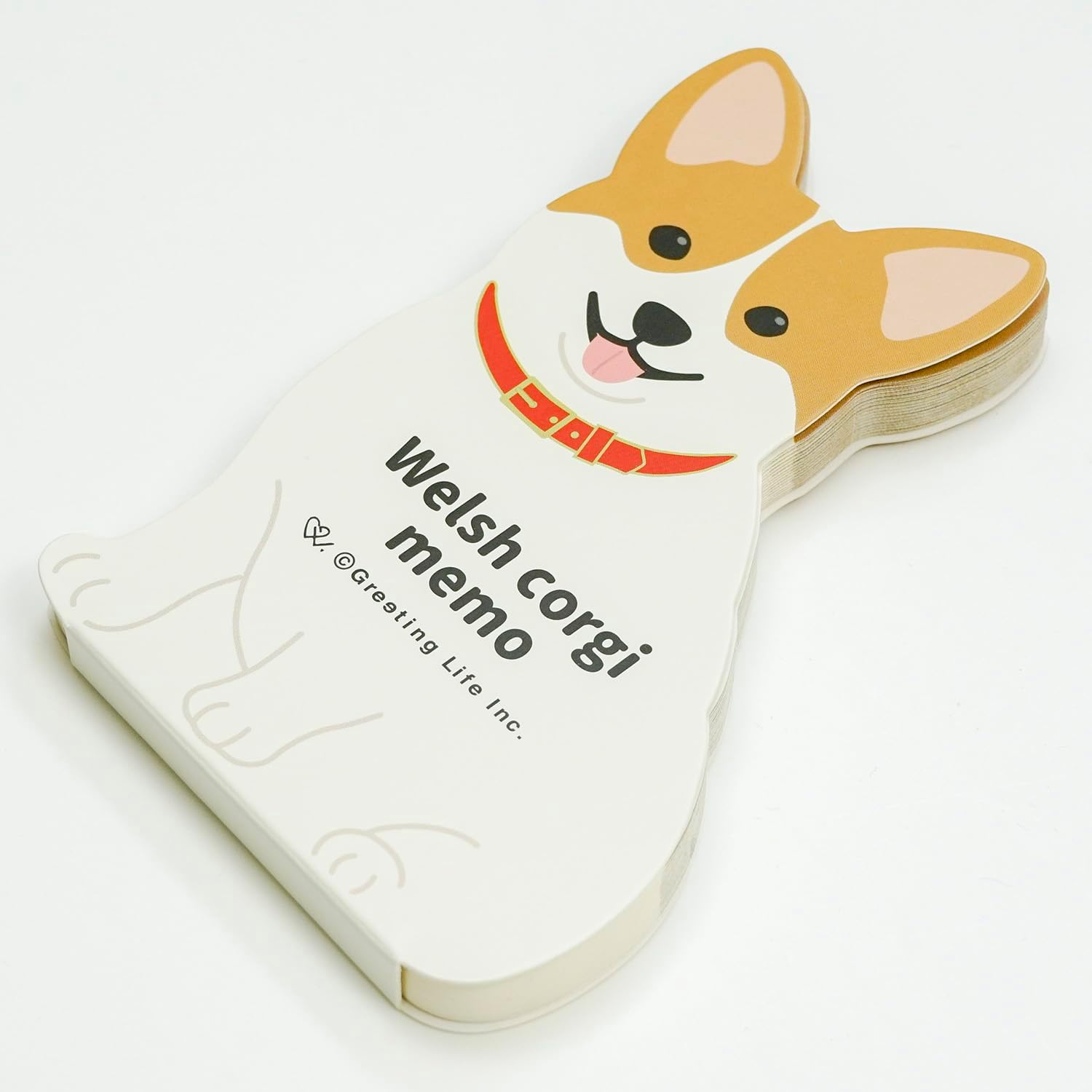 Greeting Life Animal Die Cut Memo Corgi ETN-183