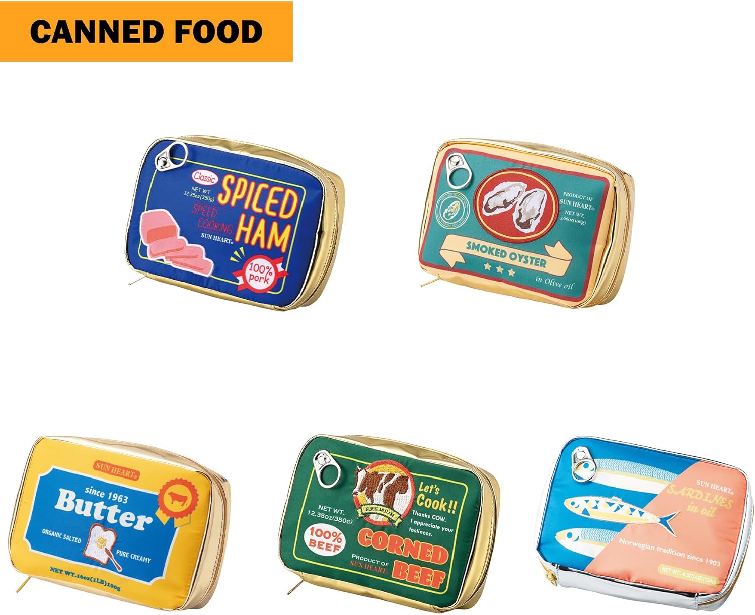Marushin 0135034100 Yap Pouch, Spice Ham Can