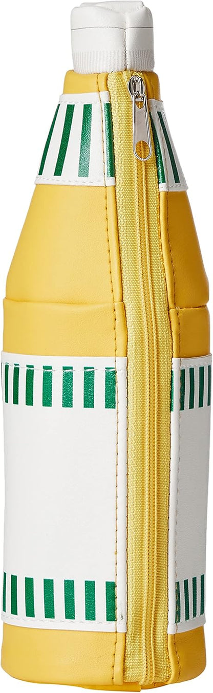 Marushin 0585003400 Pouch, Yup! Mustard, Cute, Pencil Case, Pen Pouch, Yap, H23×Φ6.5cm, Mustard, Yap, H23×Φ6.5cm, Mustard