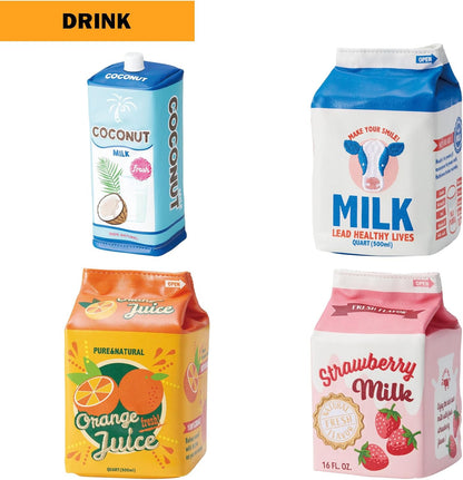 丸眞 ポーチ 【ヤップ/yup!】 筆箱 ペンケース ペンポーチ, milk, H15×W8.5×D8.5cm, Unique