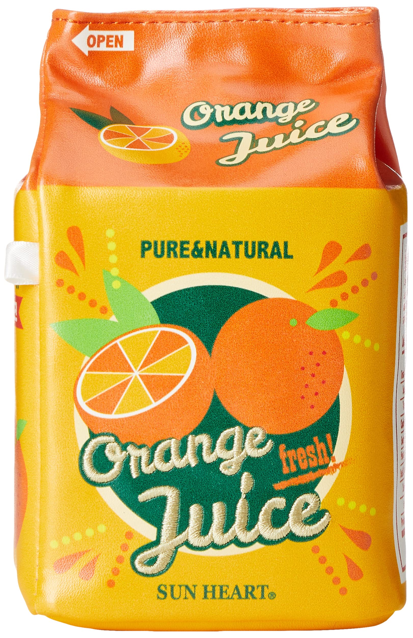 Marushin 0585005600 Pouch, Yup! Orange Juice, Cute, Pencil Case, Pen Pouch