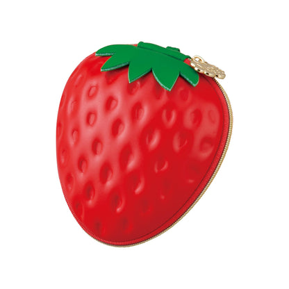 Marushin 0585016900 Fresh Strawberry Pouch, Food, Funny, Variety, Present, Gift, Birthday Goods, Miscellaneous Goods, Accessory Case
