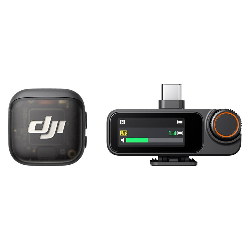 Dji - Mic 3 Wireless Microphone System (1 Tx + 1 Rx) – Compact & Professional