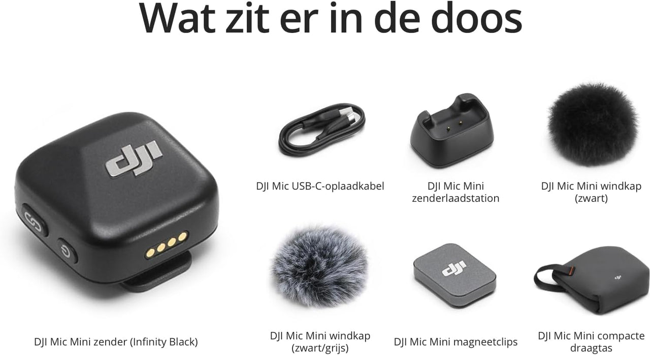 Dji - Mic Mini Transmitter - Infinity Black