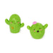 Legami - Ceranica Salt and Pepper Set, Cactus Theme, Hand-Decorated Ceramic