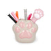 LEGAMI - Ceramic Pen Holder, Kitty Paw Theme, Desk Friends, Hand Painted, Gift Idea, Desk Organizer