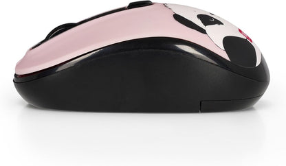 Legami - Wireless Mouse with Ultra Compact USB Receiver, Panda Theme, 3 Speed Options, ABS Material, Wireless Connection up to 10 m