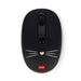 Legami - Wireless Mouse with Ultra Compact USB Receiver, Kitty Theme, 3 Speed Options, ABS Material, Wireless Connection up to 10 m