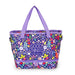 LEGAMI LLBAG0006 Insulated, Flowers Design, Thermal Lunch Bag, Thermoplastic Polyurethane