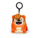 Legami - Super Soft! Tiger Themed Keyring, Plush Keychain, Pendant with Engraved Message and Zinc Carabiner, 7 x 11 cm