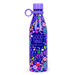 Legami - Hot & Cold, 800 ml, Flower Theme, Airtight Closure, Removable Silicone Handle, BPA and Phthalate Free
