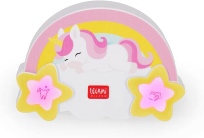Legami - 2 in 1 Hand and Teeth Timer - Hands and Teeth Timer - Unicorn Theme, 2 Minutes for Teeth Brushing and 20 Seconds for Hand Wash