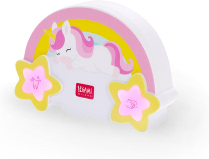 Legami - 2 in 1 Hand and Teeth Timer - Hands and Teeth Timer - Unicorn Theme, 2 Minutes for Teeth Brushing and 20 Seconds for Hand Wash