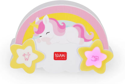 Legami - 2 in 1 Hand and Teeth Timer - Hands and Teeth Timer - Unicorn Theme, 2 Minutes for Teeth Brushing and 20 Seconds for Hand Wash