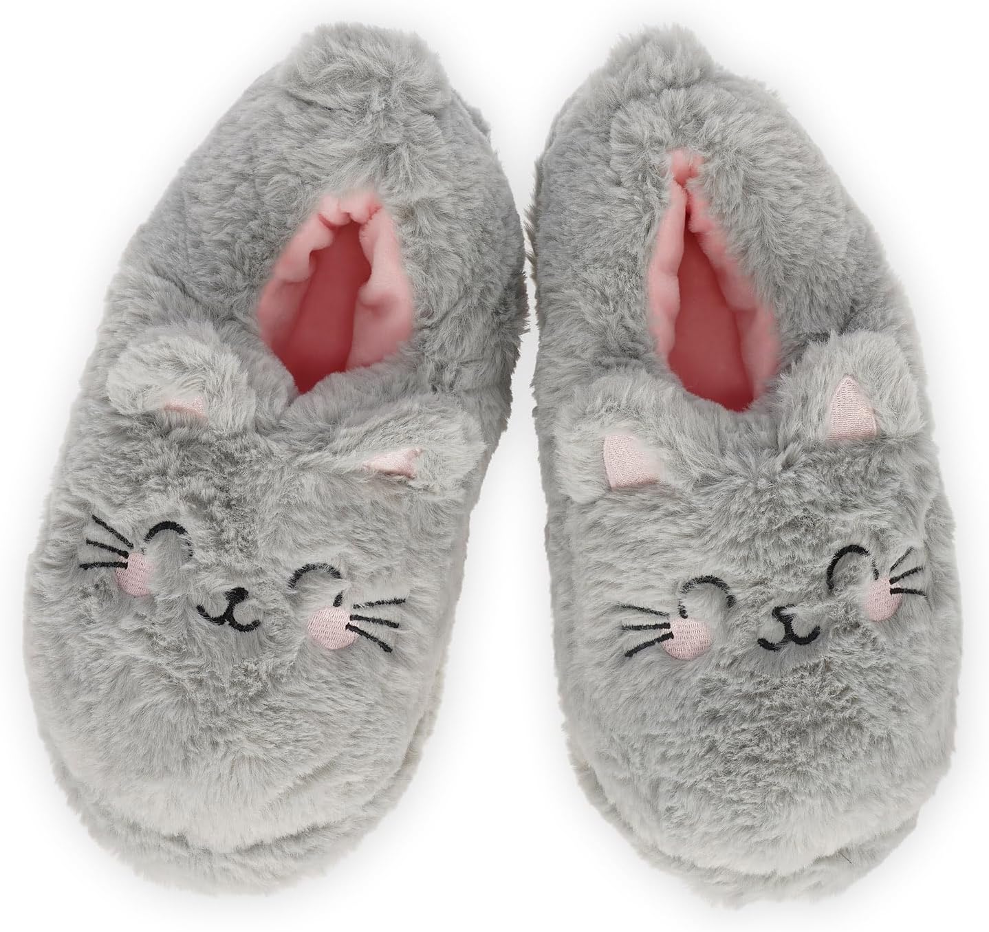Legami - Slippers - Kitty Medium - Cosy Slippers, grey, 5/7 UK