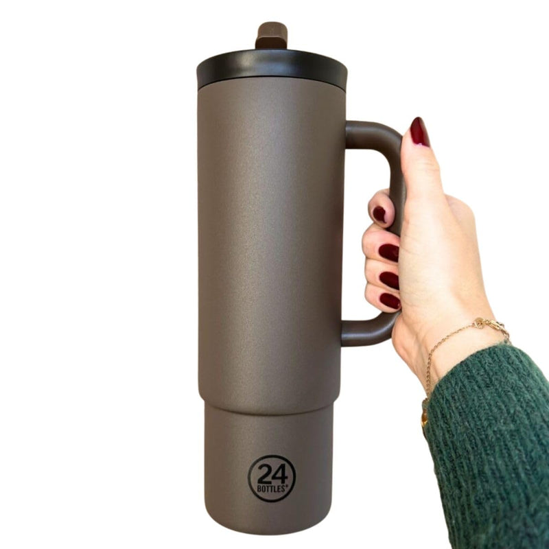 Straw Cup Mocha 800ml