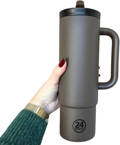 Straw Cup Mocha 800ml