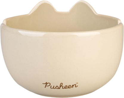 Grupo Erik Ramen Bowl Set with Chopsticks - Pusheen Gifts for Cat Lovers | 31.7 oz - 900 ml, 6.3 x 3.5 inches - 16 x 19 cm Noodle Bowl with Chopsticks