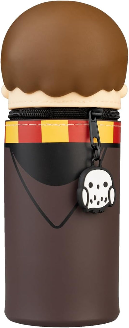 Grupo Erik Astuccio Harry Potter 3D - Astuccio Scuola Piccolo in Morbido Silicone, Portapenne da Scrivania 2 in 1 | Back to School: Cancelleria Bambino e Bambina, Harry Potter Gadget (7 x 18 cm