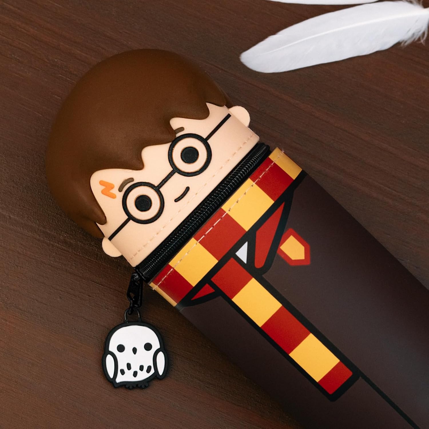 Grupo Erik Astuccio Harry Potter 3D - Astuccio Scuola Piccolo in Morbido Silicone, Portapenne da Scrivania 2 in 1 | Back to School: Cancelleria Bambino e Bambina, Harry Potter Gadget (7 x 18 cm