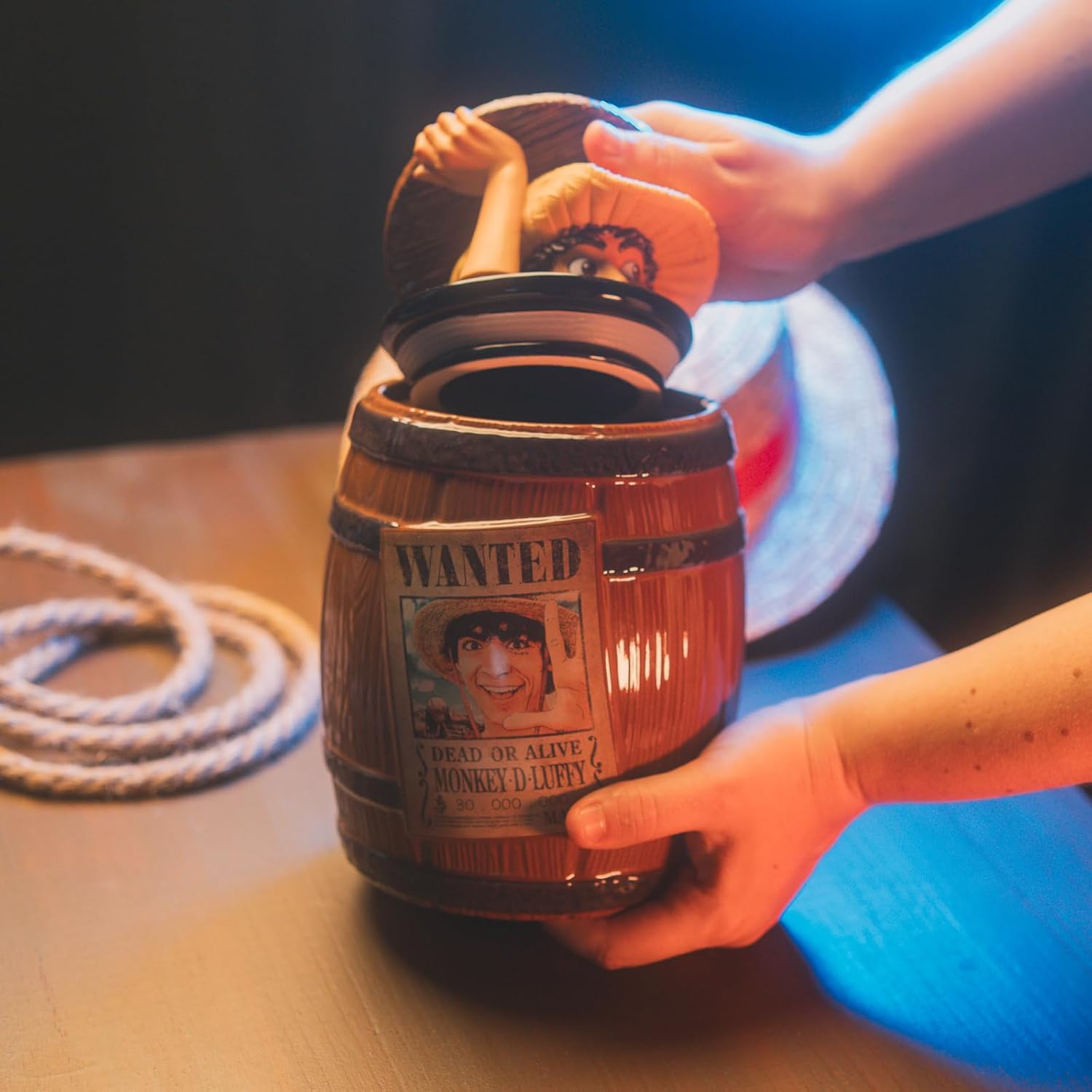 Grupo Erik Biscuit Jar - One Piece Manga Gifts For Adults & Kids | Cookie Jar, Sweet Jars, Airtight Food Storage Container, Kitchen Decor | One Piece Merch