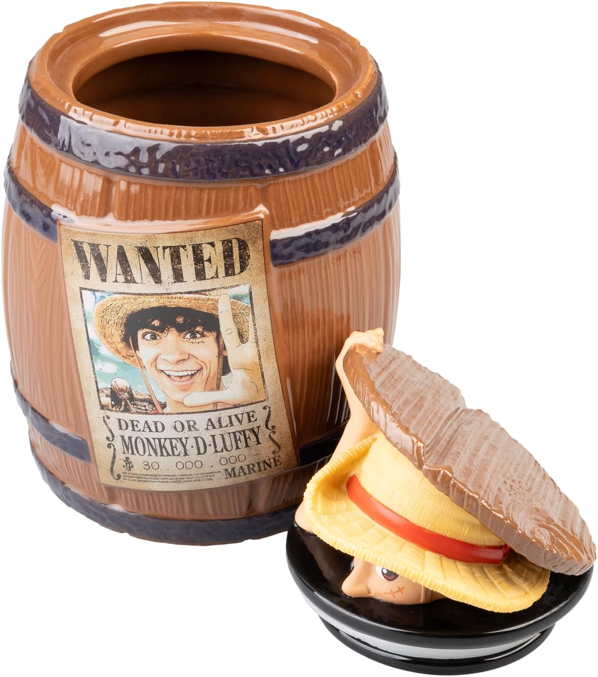 Grupo Erik Biscuit Jar - One Piece Manga Gifts For Adults & Kids | Cookie Jar, Sweet Jars, Airtight Food Storage Container, Kitchen Decor | One Piece Merch
