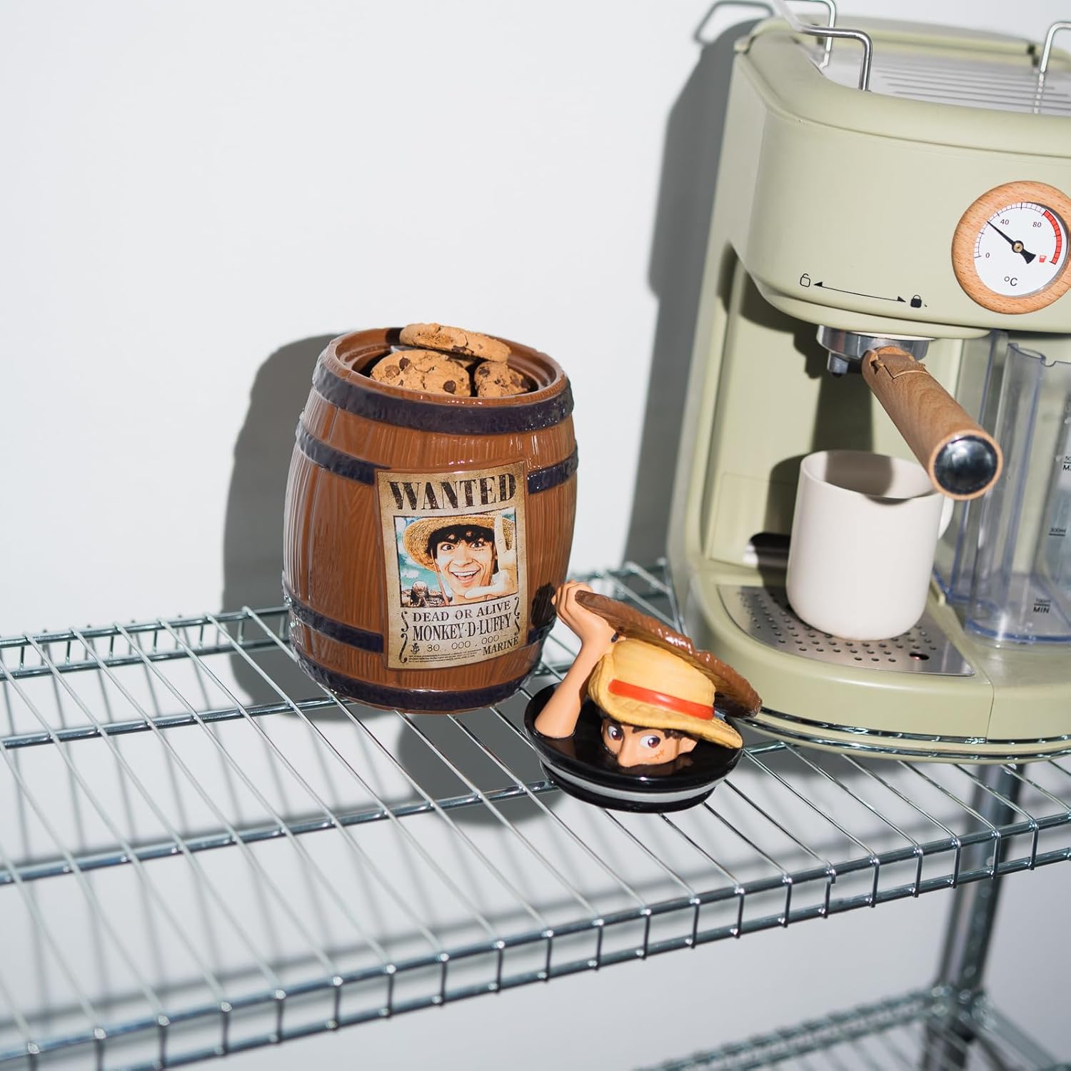 Grupo Erik Biscuit Jar - One Piece Manga Gifts For Adults & Kids | Cookie Jar, Sweet Jars, Airtight Food Storage Container, Kitchen Decor | One Piece Merch