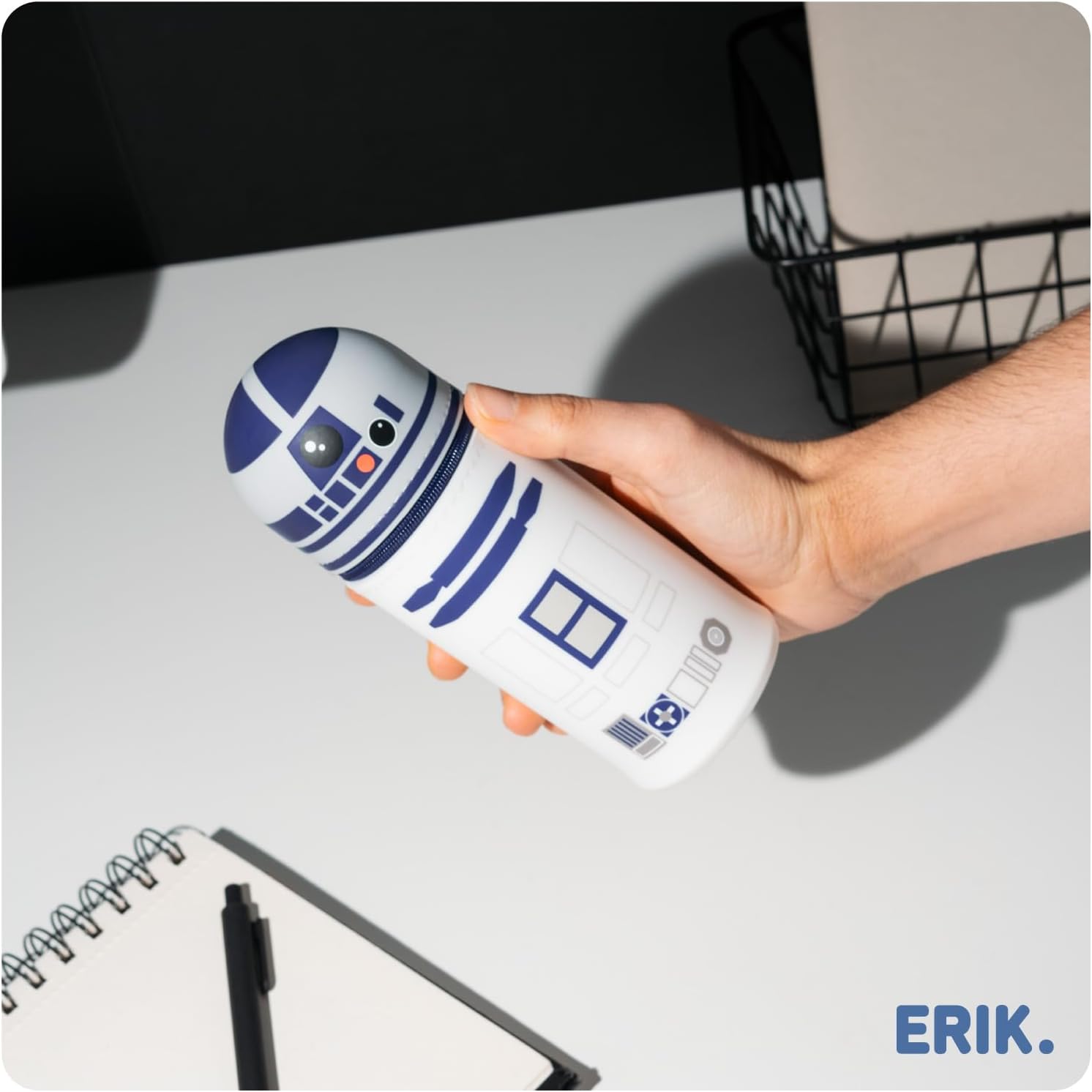 Grupo Erik Mäppchen Star Wars RD-D2 1 Fach - Stift Etui Schule - Federmäppchen Mädchen Schlampermäppchen Jungen Federtasche Star Wars Merch