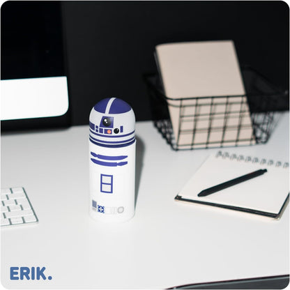 Grupo Erik Mäppchen Star Wars RD-D2 1 Fach - Stift Etui Schule - Federmäppchen Mädchen Schlampermäppchen Jungen Federtasche Star Wars Merch