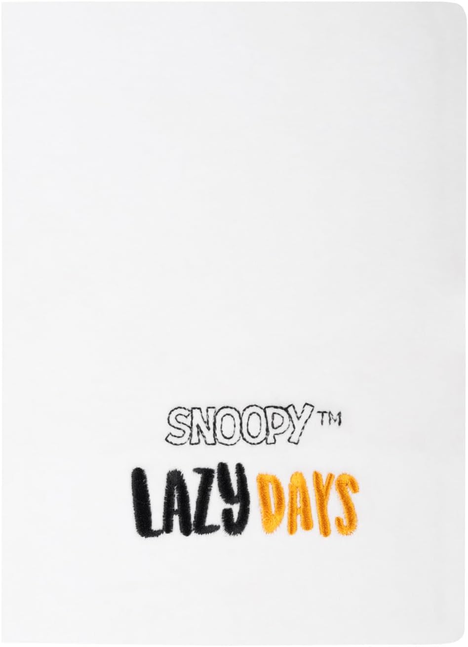 Grupo Erik A5 Notebook Hardback - Snoopy Stationery | Plush Cover, Bullet Journal Dotted Note Book, Dotted Notebook A5 Sketchbook | Snoopy Gifts For Dog Lovers