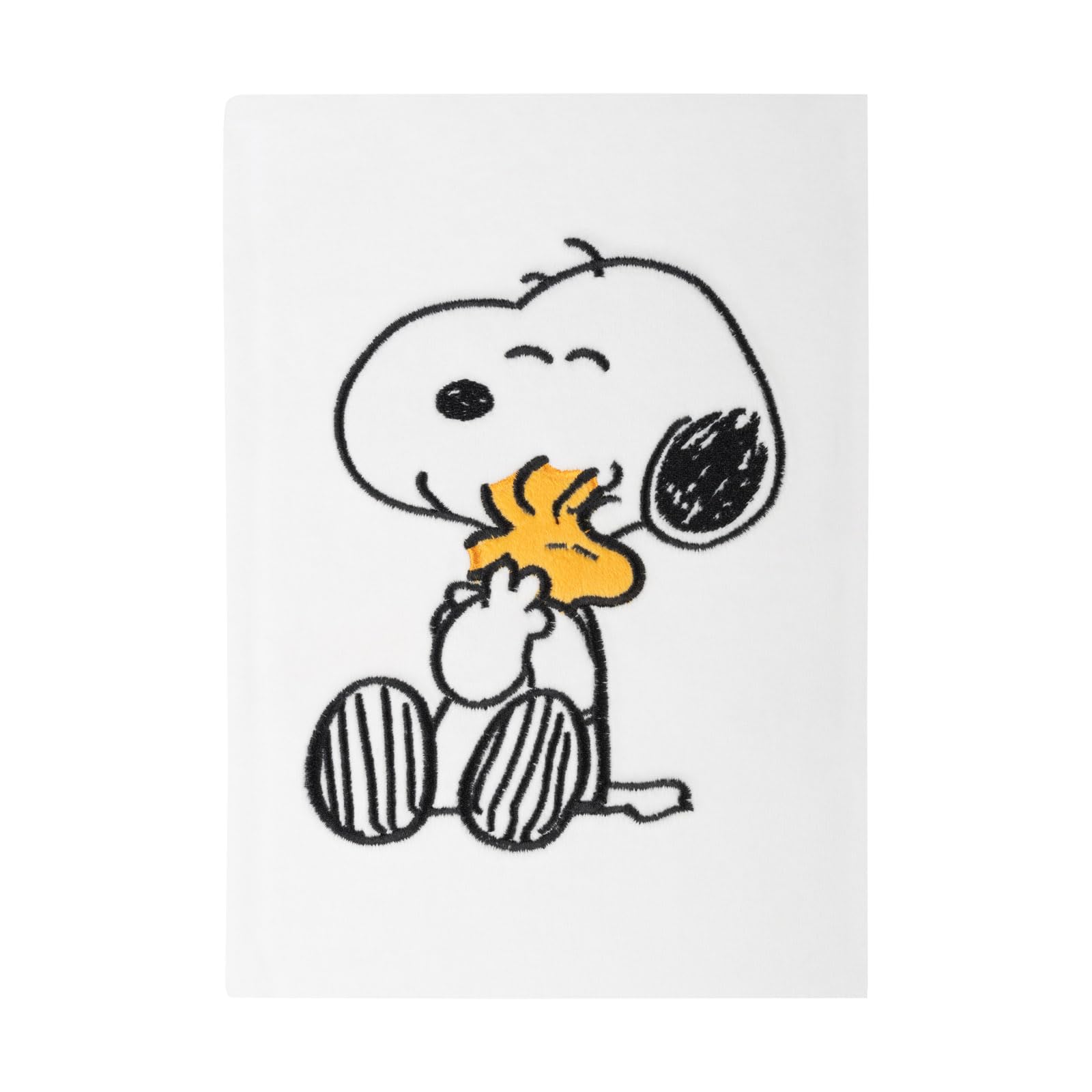 Grupo Erik A5 Notebook Hardback - Snoopy Stationery | Plush Cover, Bullet Journal Dotted Note Book, Dotted Notebook A5 Sketchbook | Snoopy Gifts For Dog Lovers