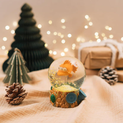 Grupo Erik Snow Globe - The Simpsons Merch | Snow Globes For Adults & For Children | Funny Gifts For Christmas, Blinky The Simpsons Gifts Under 25 Pounds