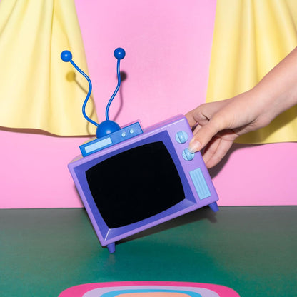 Grupo Erik Battery Lamp - The Simpsons Gifts | Desk Lamp Table, Mood Light, Gaming Light | The Simpsons Figures - TV with Bendable Antennas, Cool Room Decor