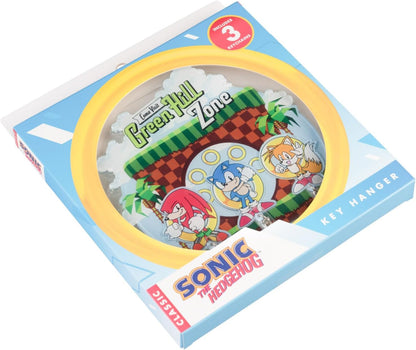 Grupo Erik Portachiavi Sonic da Parete con 3 Appendichiavi Casa | Porta Chiavi da Muro per Casa con Ancoraggi : Gadget Sonic Compleanno - Licenza Ufficiale (16x16 cm