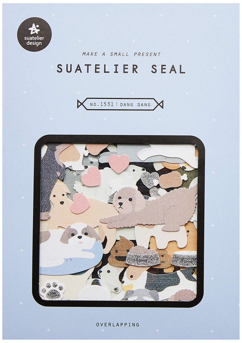 Suatelier 1531 Dang Dang Seal Sticker (Pack of 4
