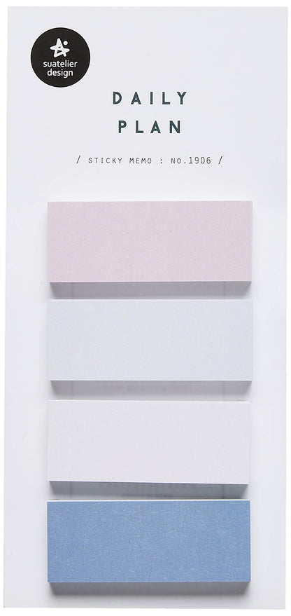 Suatelier 1906 Daily Plan 4 Mini Sticky Memo