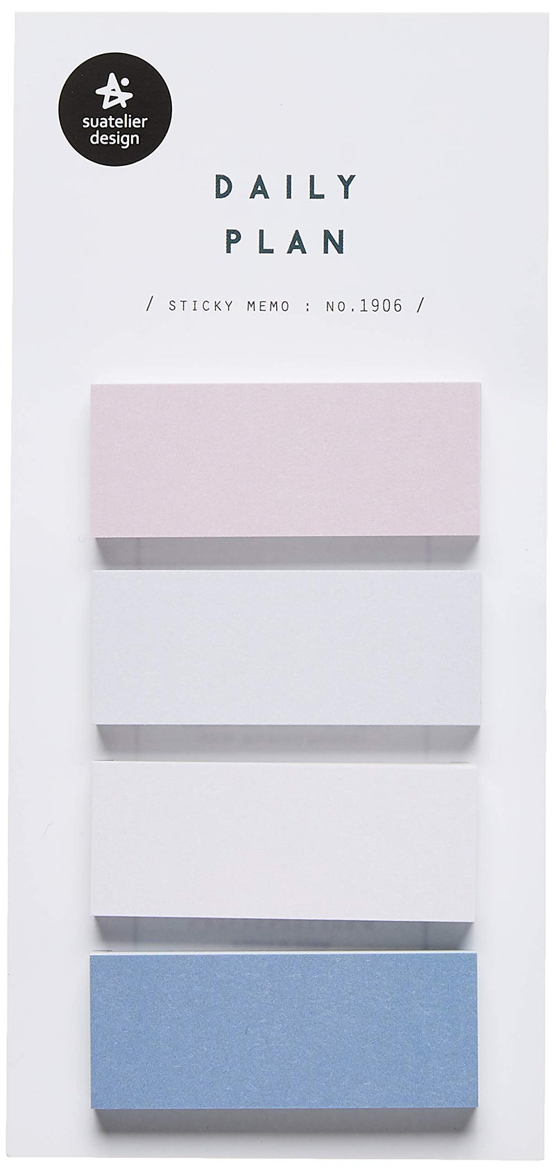 Suatelier 1906 Daily Plan 4 Mini Sticky Memo