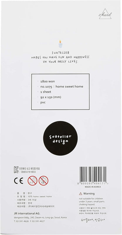 Suatelier 1075 Home Sweet Home Sticker