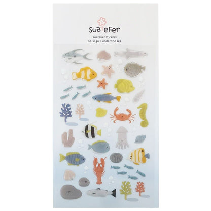 Swatelier Sticker / Under the Sea Sea Fish S&C DECO Sticker Cute Goods Mail Order