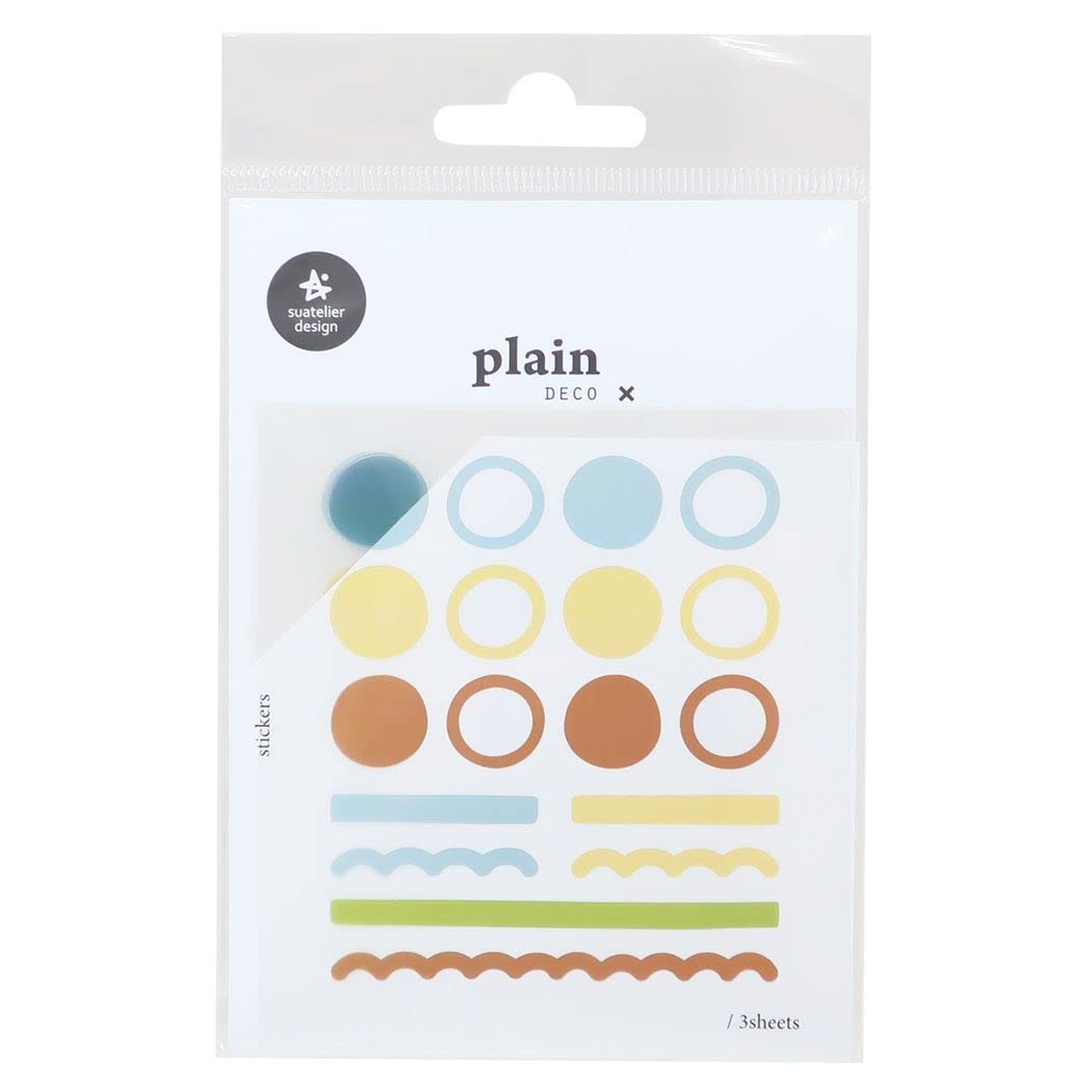 S&C Multicolor Cute Notebook Character Decorative Sticker Sheet 3 Count