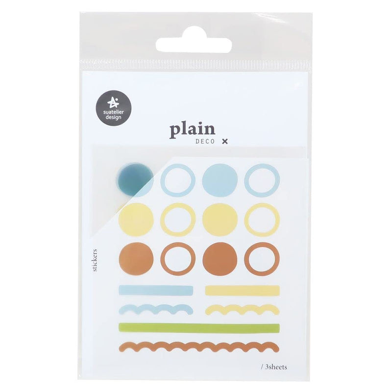 S&C Multicolor Cute Notebook Character Decorative Sticker Sheet 3 Count