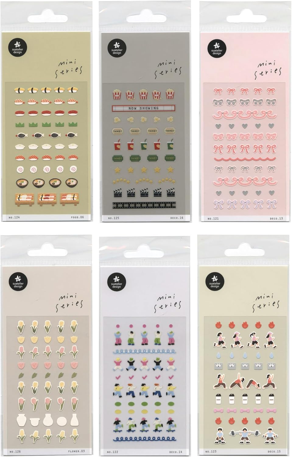 Watterier Mini Sticker Korean Sticker  no.121