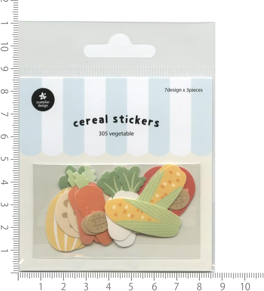 Swaterie Serial Stickers 303 Leaves 7 Types, 3 Sheets Each 21 Sheets
