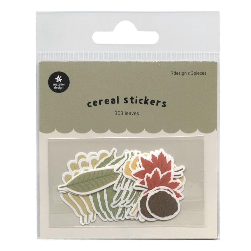 Swaterie Serial Stickers 303 Leaves 7 Types, 3 Sheets Each 21 Sheets