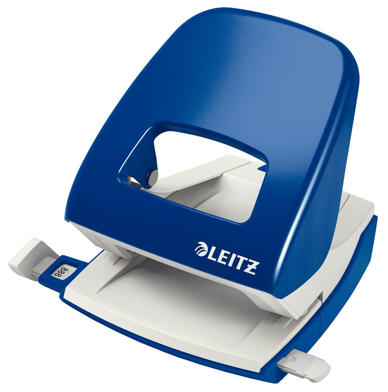 Leitz Hole Punch, 30 Sheets, Guide Bar with Format Markings, Metal, NeXXt Range, 50080035